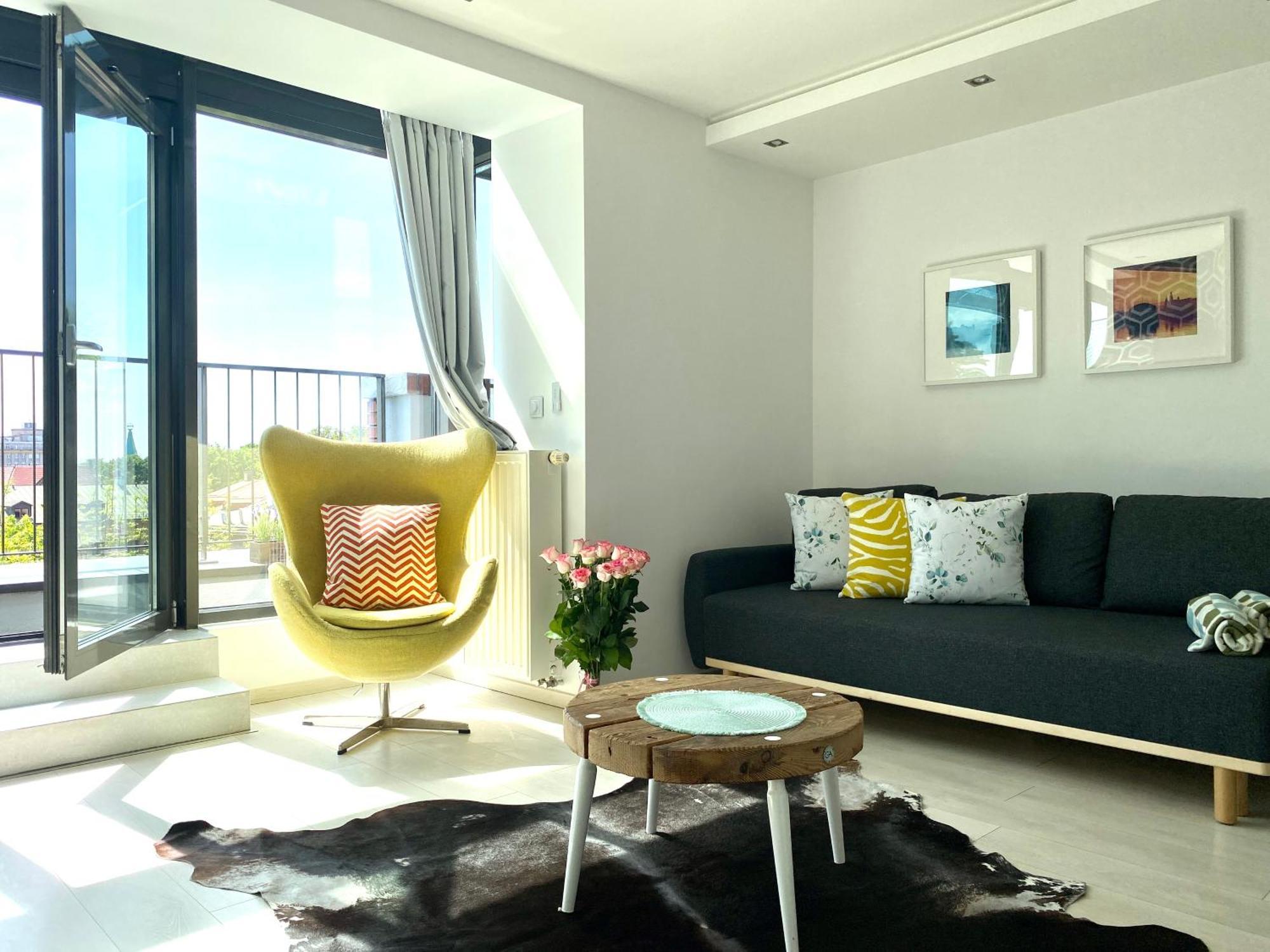 Angel Mint Apartment - Free Parking - Balcony 克拉科夫 外观 照片