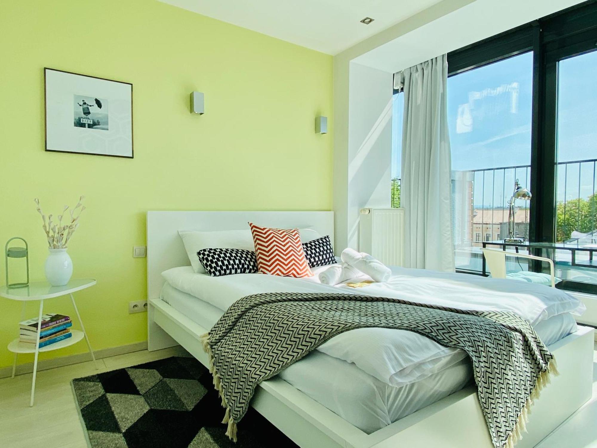 Angel Mint Apartment - Free Parking - Balcony 克拉科夫 外观 照片