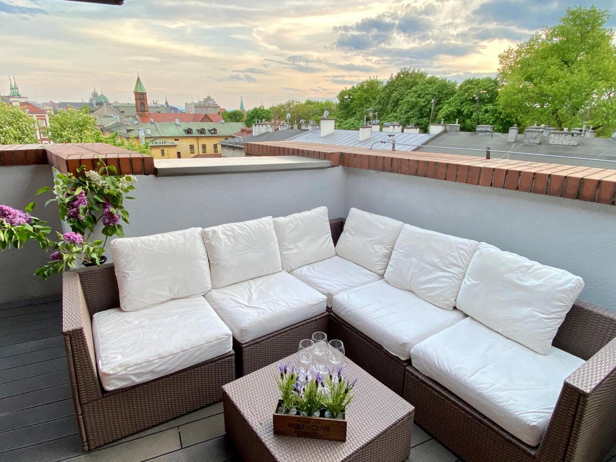 Angel Mint Apartment - Free Parking - Balcony 克拉科夫 外观 照片